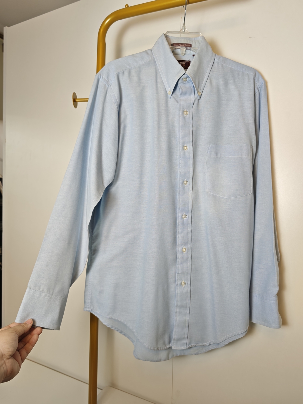 Arrow Light Blue Long-Sleeve Button-Down Shirt